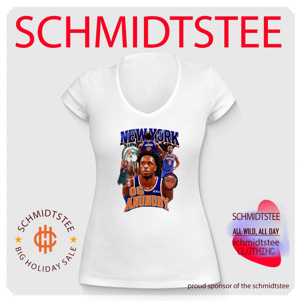 New York Knicks OG Anunoby portrait collage shirt