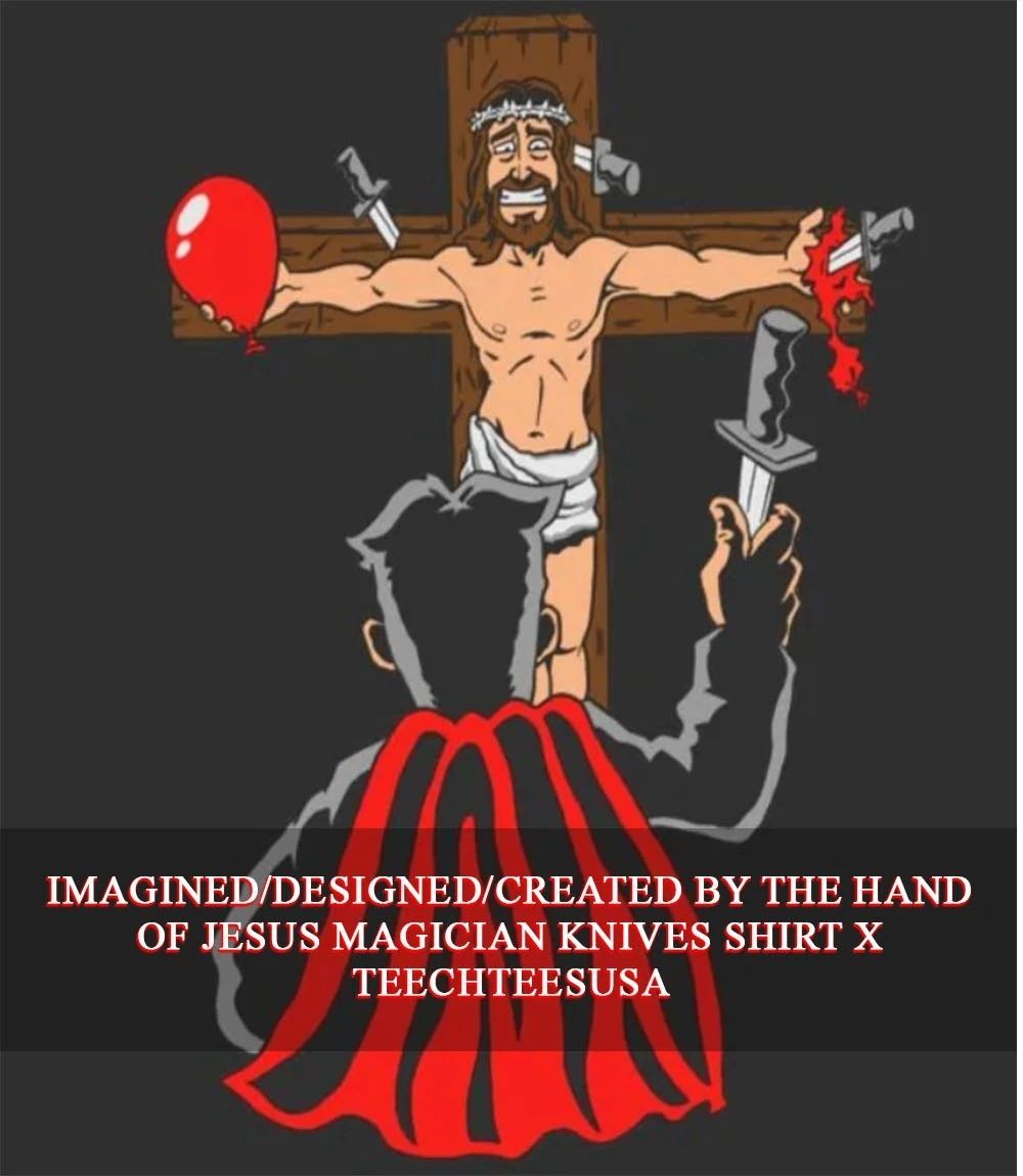 Jesus Magician Knives shirt