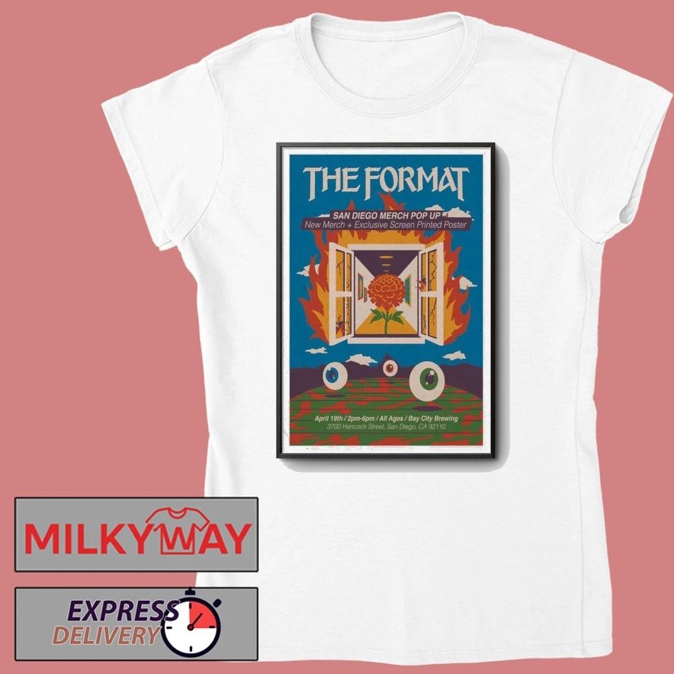 The Format Concert Tour 2026 04 19 San Diego, CA Poster shirt