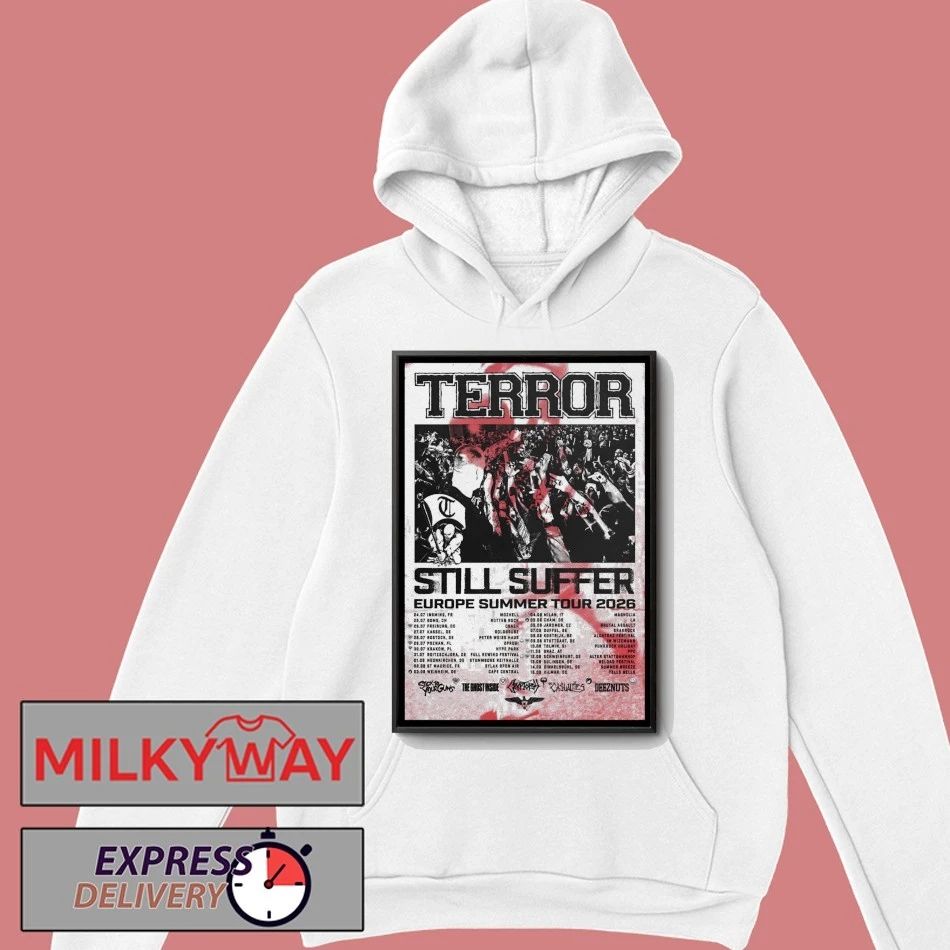 TERROR Europe 2026 Summer Shows Poster shirt