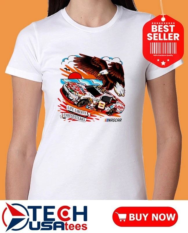 Sammy Smith JR Motorsports Arby’s Life Liberty Cheesesteaks NASCAR shirt