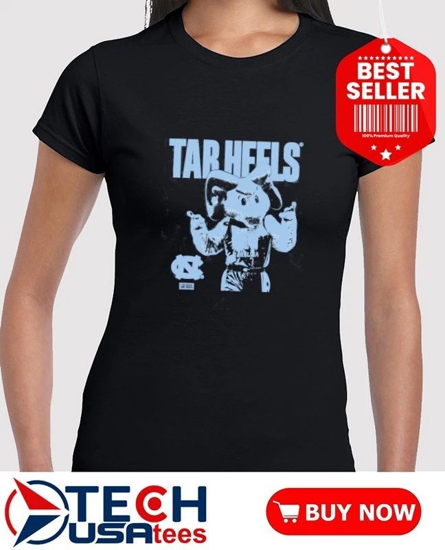 North Carolina Tar Heels mascot mode vintage shirt