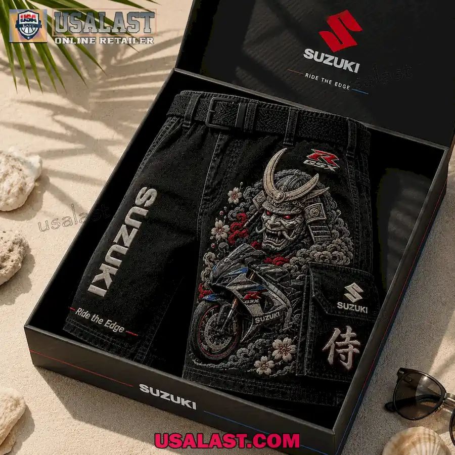 Suzuki GSX Japanese Samurai Men Cargo Short