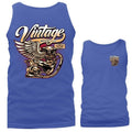 Legendary Machine Bikers Vintage Classic Custom Motorcycle Graphic Tank Top
