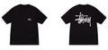 Stussy Basic Logo Black Tee Unisex Classic Streetwear Graphic Top Reprint S-5XL