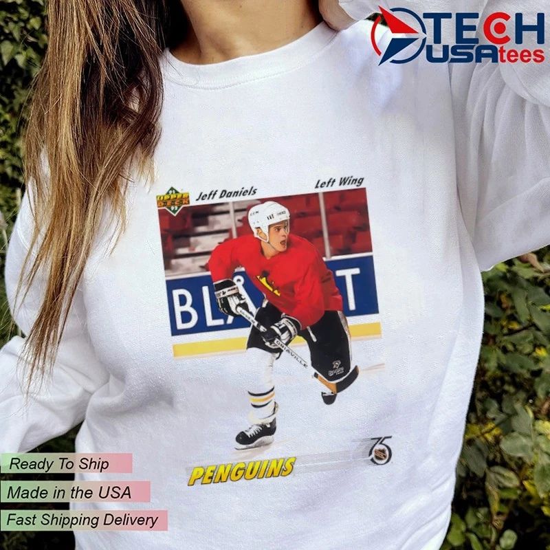Jeff Daniels Left Wing Pittsburgh Penguins shirt
