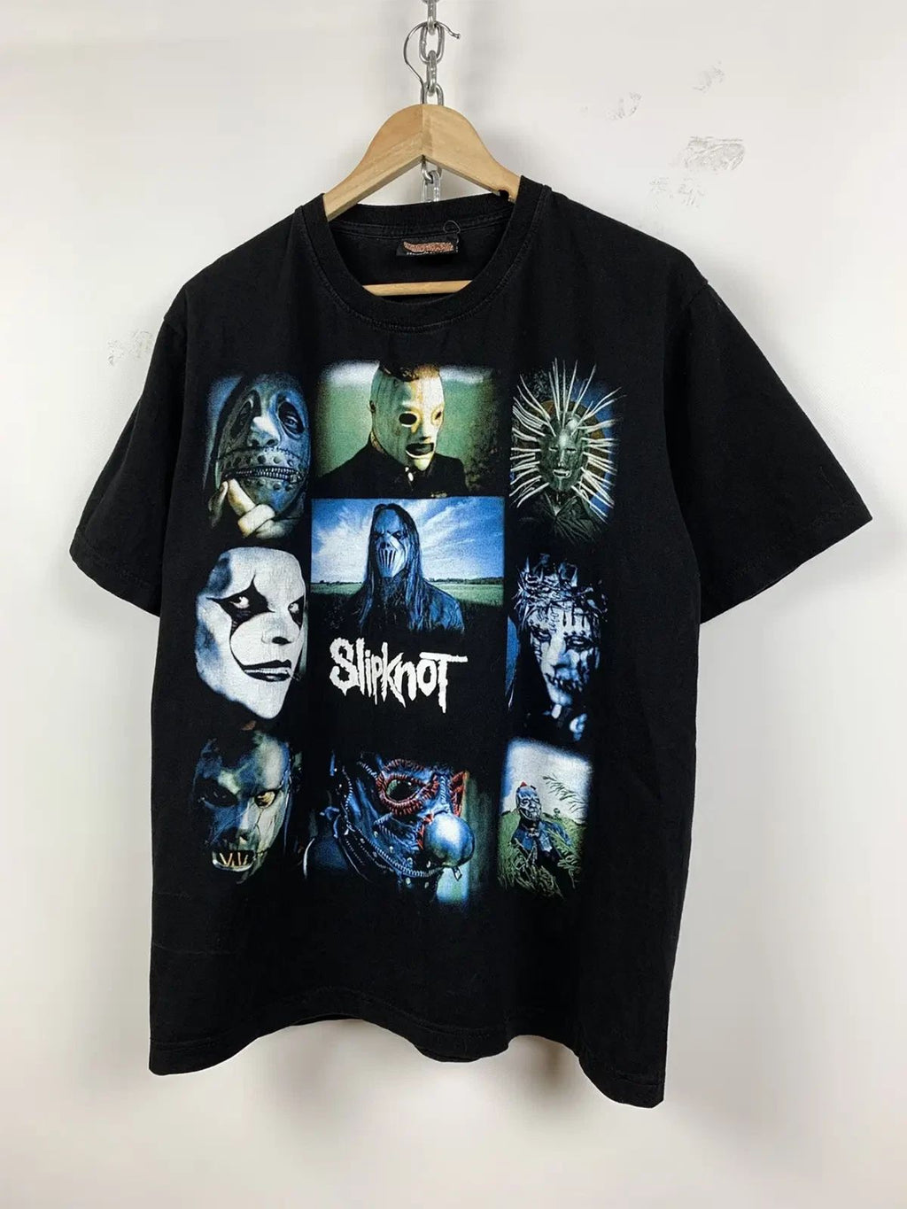 00s Slipknot Graphic Double Sided Unisex Black T-shirt Size S-5XL