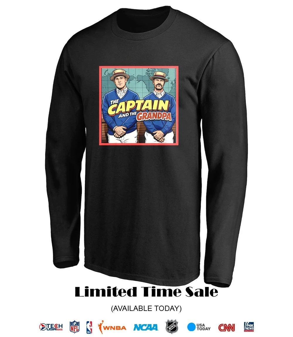 The Captain and The Grandpa Chicago Cubs shirt