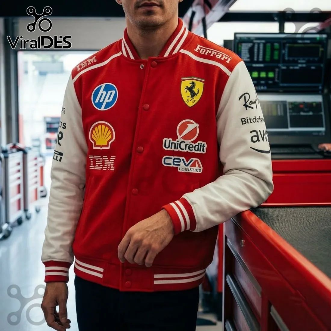 Scuderia Ferrari Monza 2026 Varsity Jacket