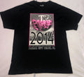 Surf Style T-Shirt XL Black & Pink - Spring Break Graphic Panama City Beach 2014