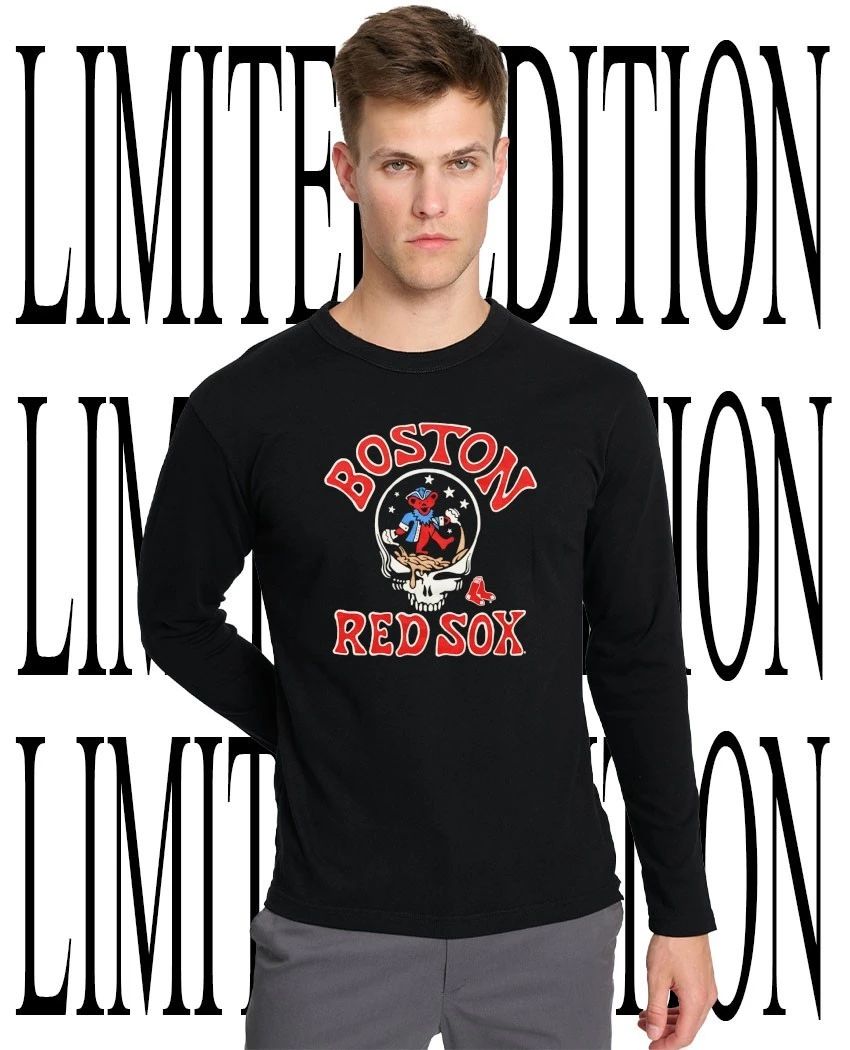 Boston Sox Grateful Dead Patriot Dancing Bear Skull Vintage shirt
