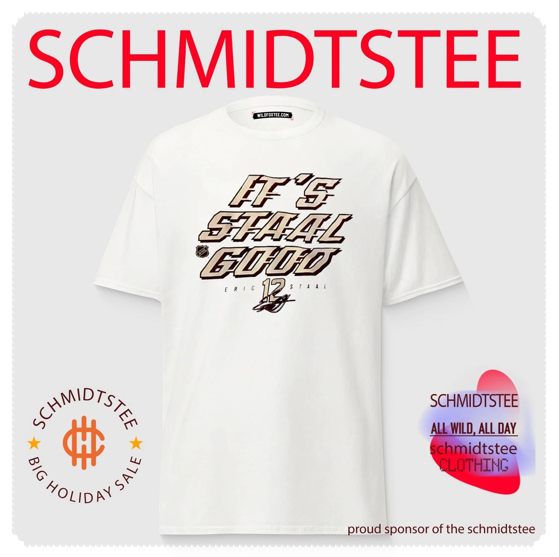 Eric Staal Carolina Hurricanes NHL it’s staal good parody shirt