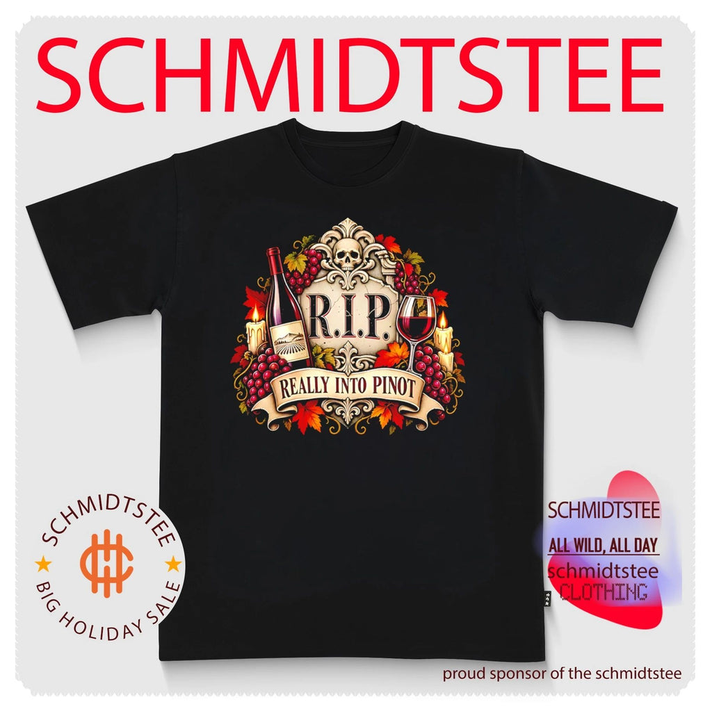 RIP Really Into Pinot Wine Lover Skull Halloween 2026 shirt