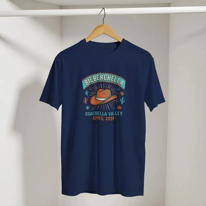 Bieberchella 1Coachella Valley Music Festival T-Shirt, Desert Cowboy Hat 2026
