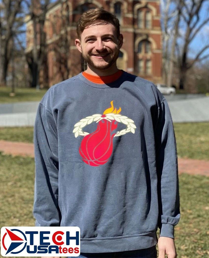 Miami Heat Basketball NBA Wreath logo shirt