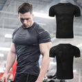 ON SALE!! Compression Athletic Fitness Shirt Base Layer Top Sports Gym Tight Dry