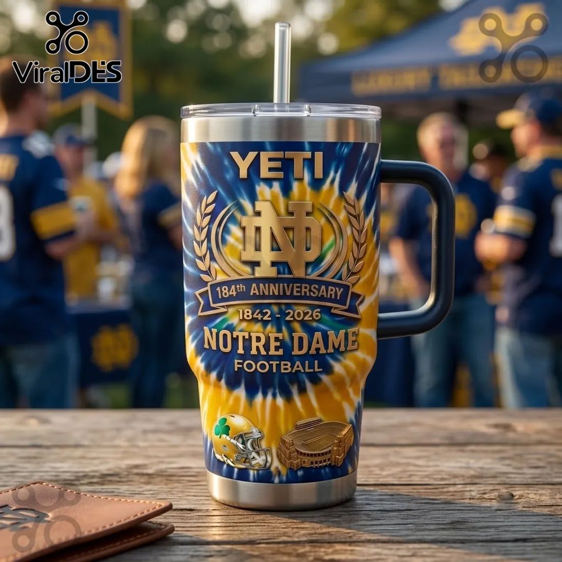 Notre Dame Fighting Irish 184th Anniversary Tumbler