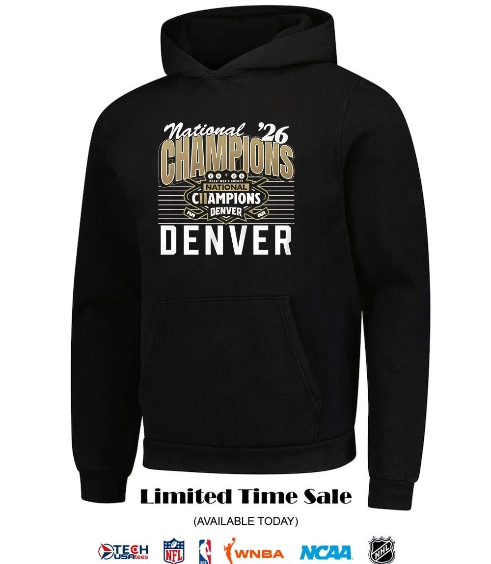 Denver Pioneers Men’s Hockey 2026 National Champions shirt