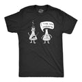 Mens I Think You're Overreacting T Shirt Funny Science Experiment Lab Nerdy