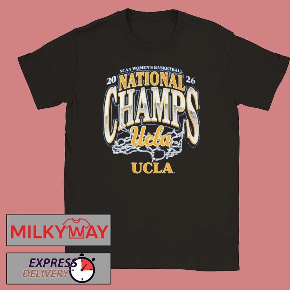 UCLA Bruins 2026 NCAA Women’s Basketball National Champions The Net Two Sided T-Shirt