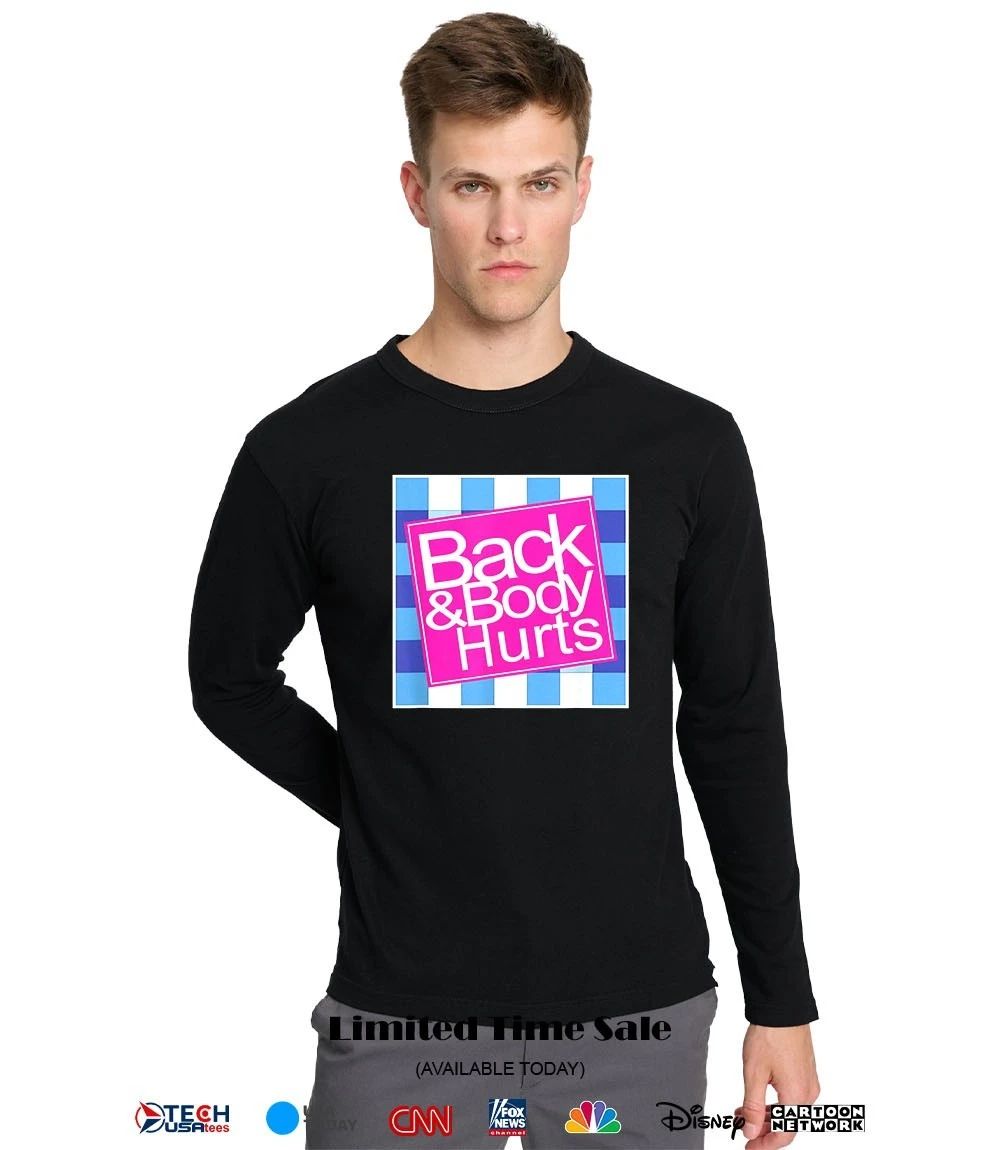 Back and body hurts checkered shirt