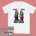 White Chick Erika Kirk Are Druski Kirk Movie Parody shirt