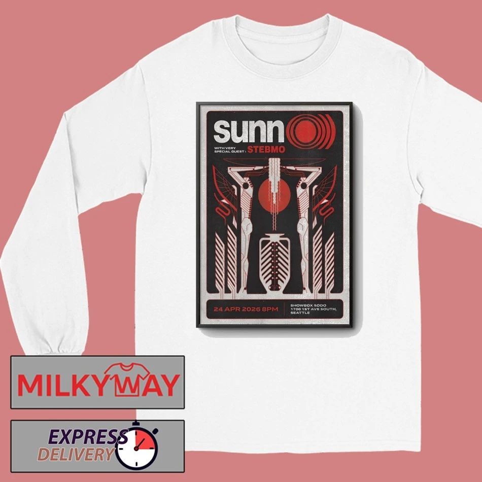 SUNN O))) 4 24 2026 Seattle WA Poster shirt