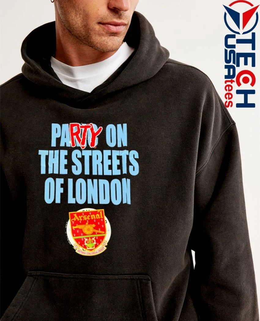 Party on the Streets of London Arsenal Football Club shirt