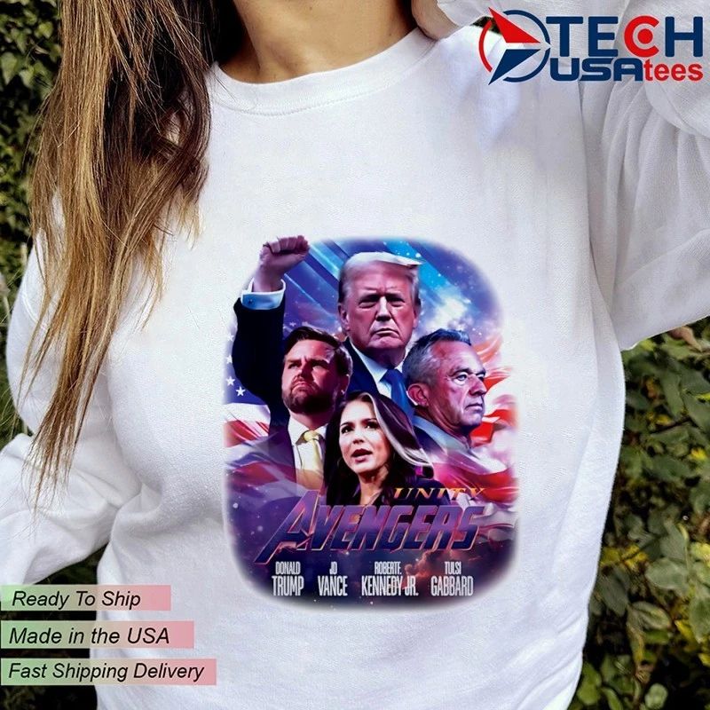 Trump Vance Kennedy Jr Tulsi Gabbard Unity Avengers shirt by onerockin