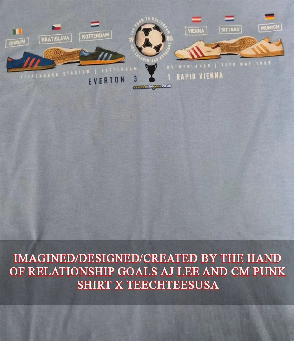 Road To Rotterdam 1985 European Cup Winners’ Cup shirt