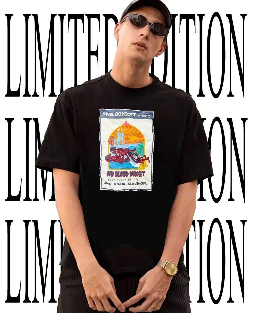 No blood money for your bullshit abu dhabi slavepool shirt