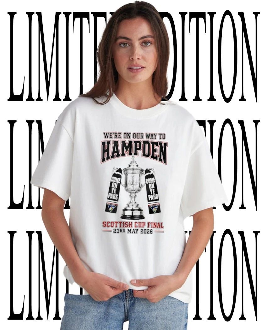 We’re on our way to Hampden Scottish Cup Final May 23 2026 shirt