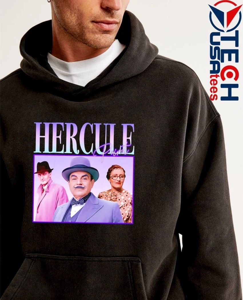 Hercule Poirot graphic shirt