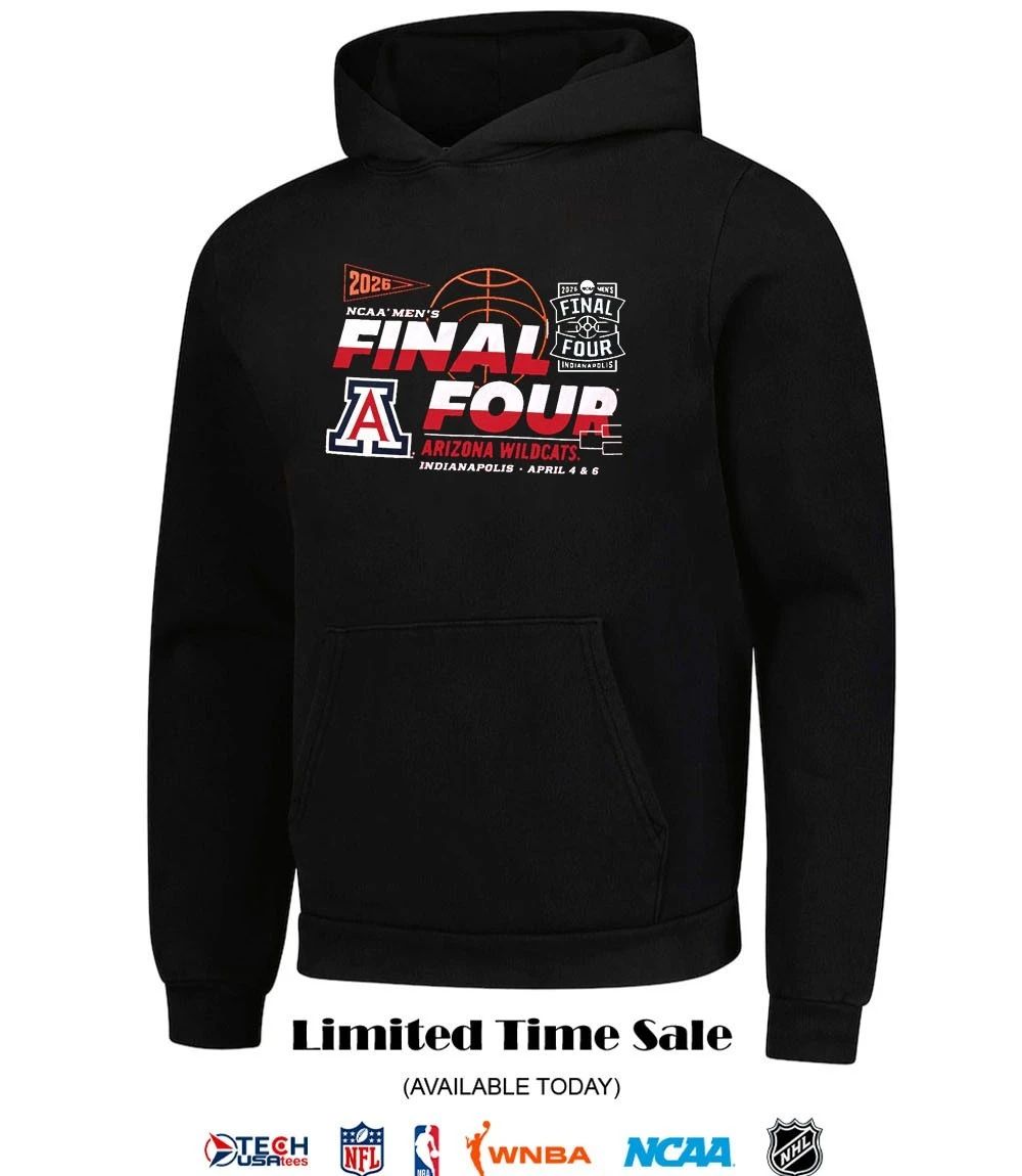 Boban Marjanovic wearing Arizona Wildcats 2026 NCAA Men’s Basketball Final Four shirt