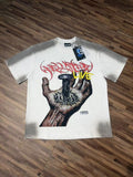 26SS Hell Studios star Palm nail small person Mens trendy short sleeved T-shirt