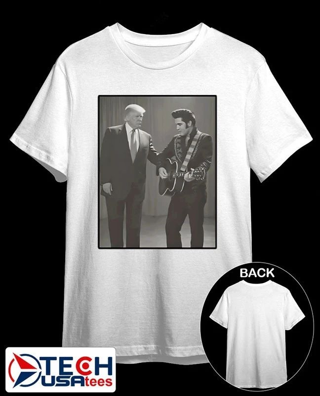 The King with The King Trump and Elvis shirt by tshirtatlowprice