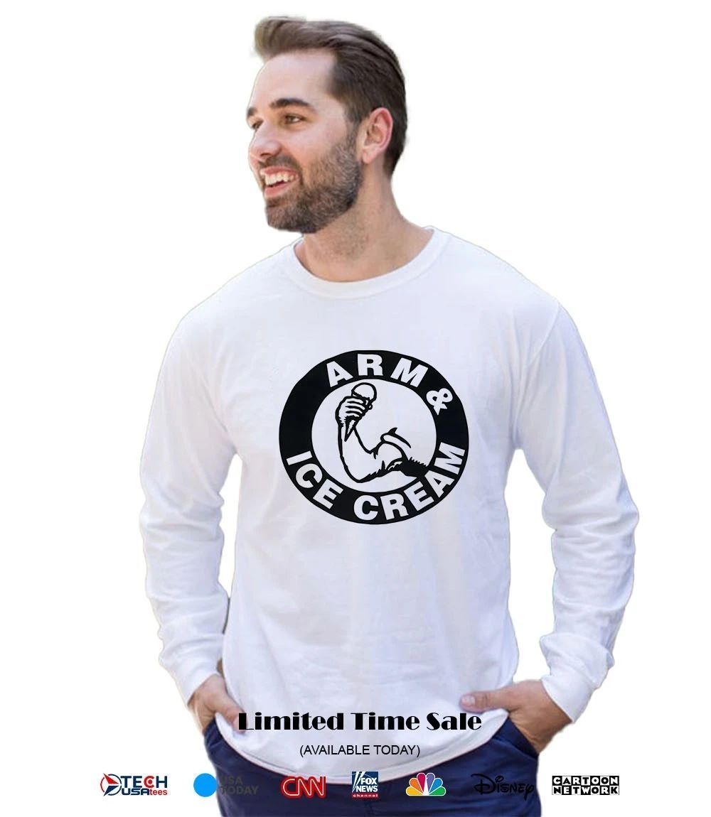 Arm and ice cream shirt