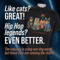 The Cats of Hip Hop - Paw Prints Tee