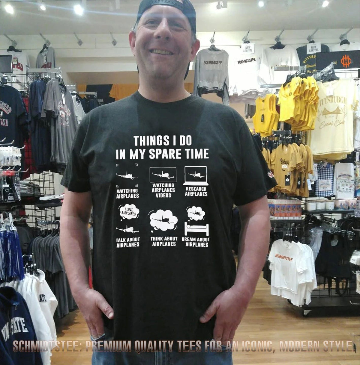 Things I Do in My Spare Time Airplane Enthusiast shirt