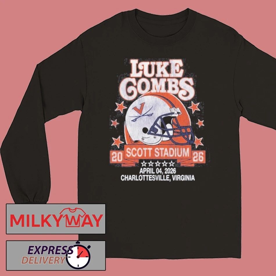 Luke Combs My Kinda Saturday Night Tour at Scott Stadium in Charlottesville, VA Apr 04, 2026 T-Shirt