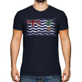 BRITISH INDIAN OCEAN TERRITORY DISTRESSED FLAG MENS T-SHIRT TOP GIFT SHIRT