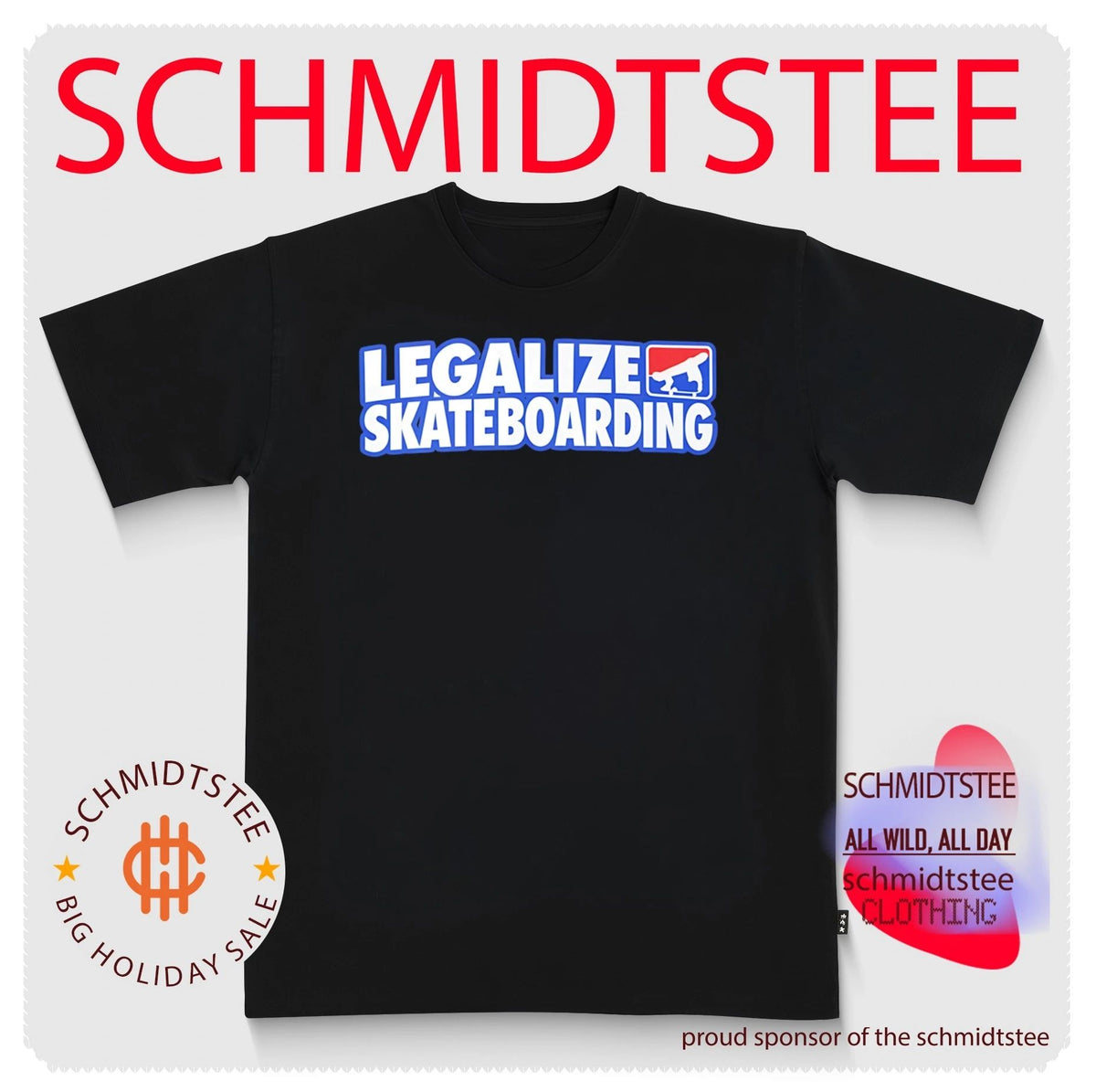 Cody Jon Legalize Skateboarding 2026 logo shirt