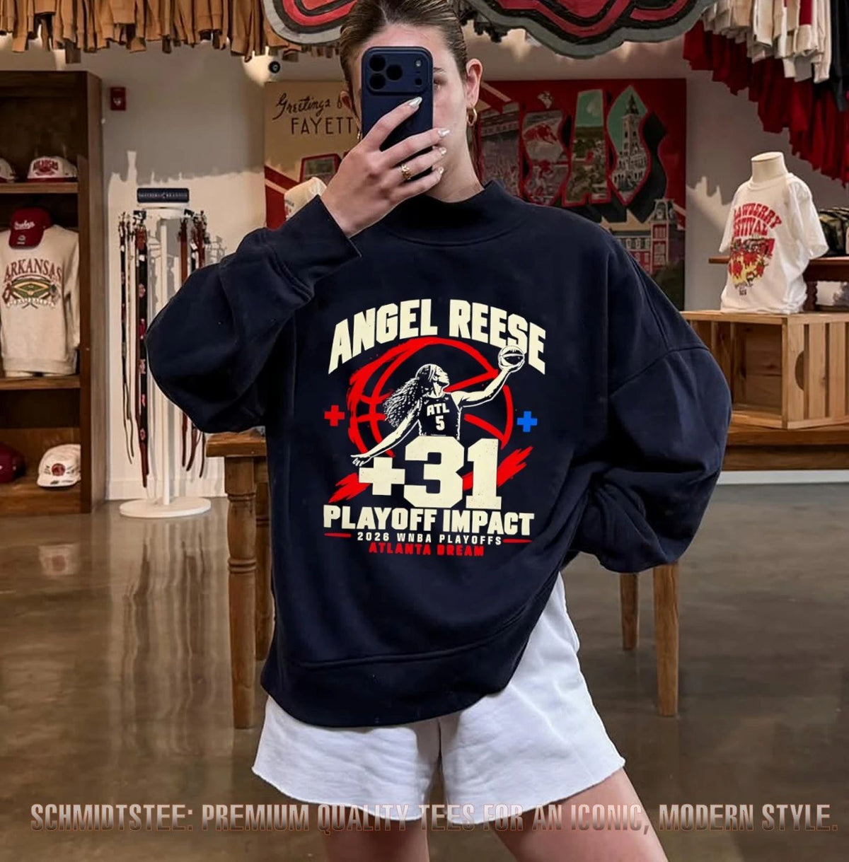 Angel Reese Atlanta Dream 2026 WNBA Playoffs Next Stop Semifinals shirt