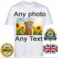 T Shirt Custom Photo Your Image Text Here Printed Stag do Hen Party