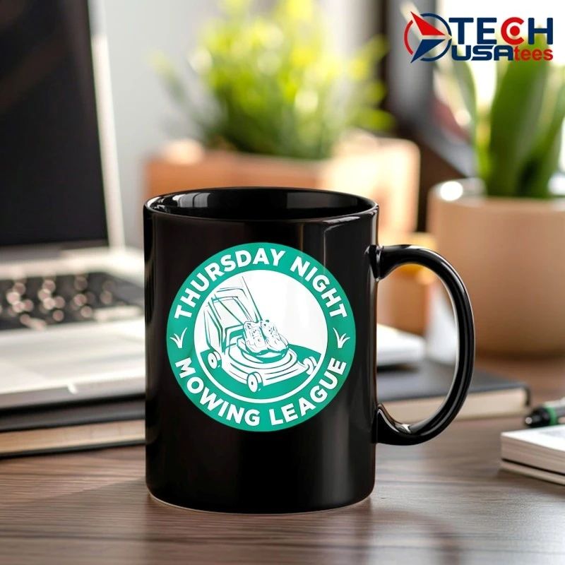 Thursday Night Mowing League logo shirt