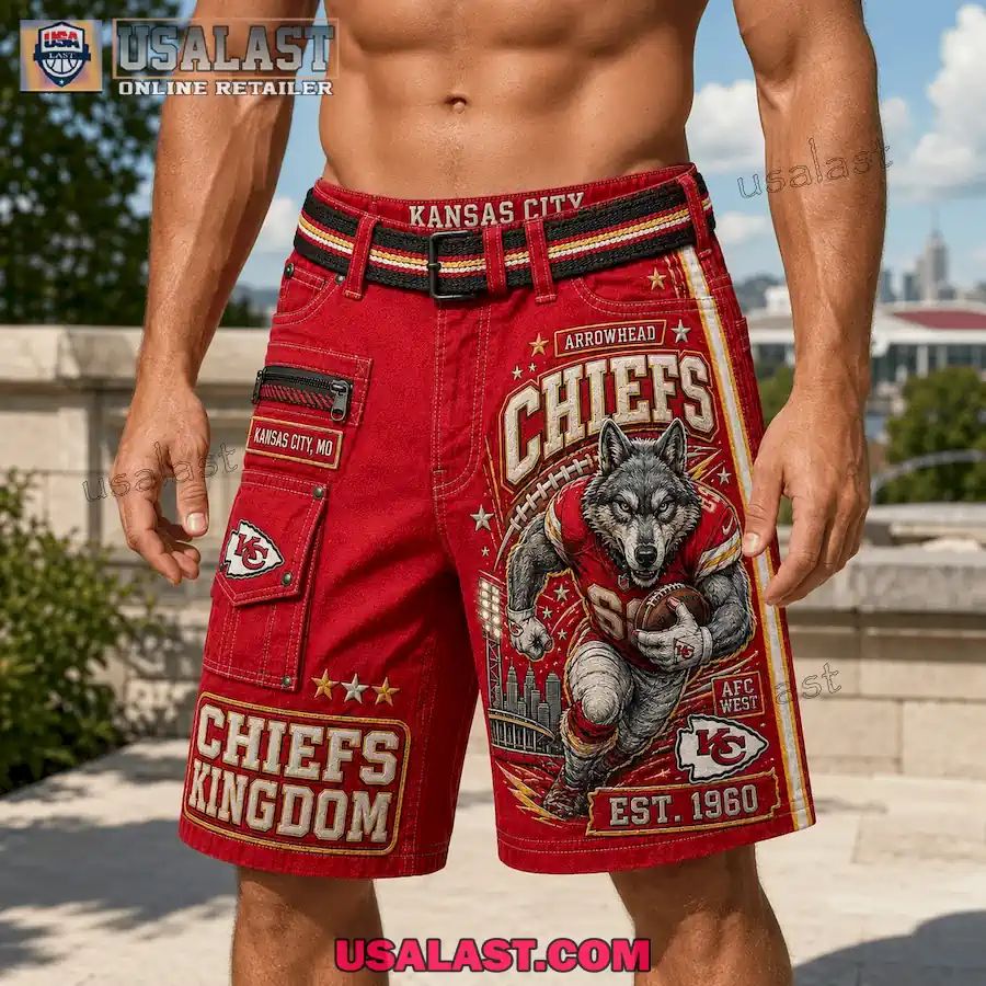 Kansas City Chiefs Chiefs Kingdom Men Cargo Short