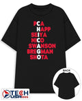 Chicago Cubs PCA Happ Seiya Nico Swanson Bregman Shota players name 2026 shirt by breakingt