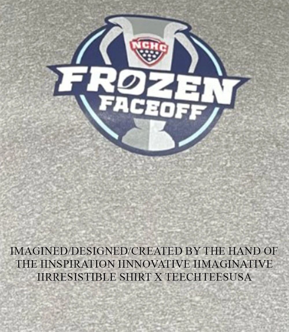 The NCHC Frozen Faceoff logo shirt