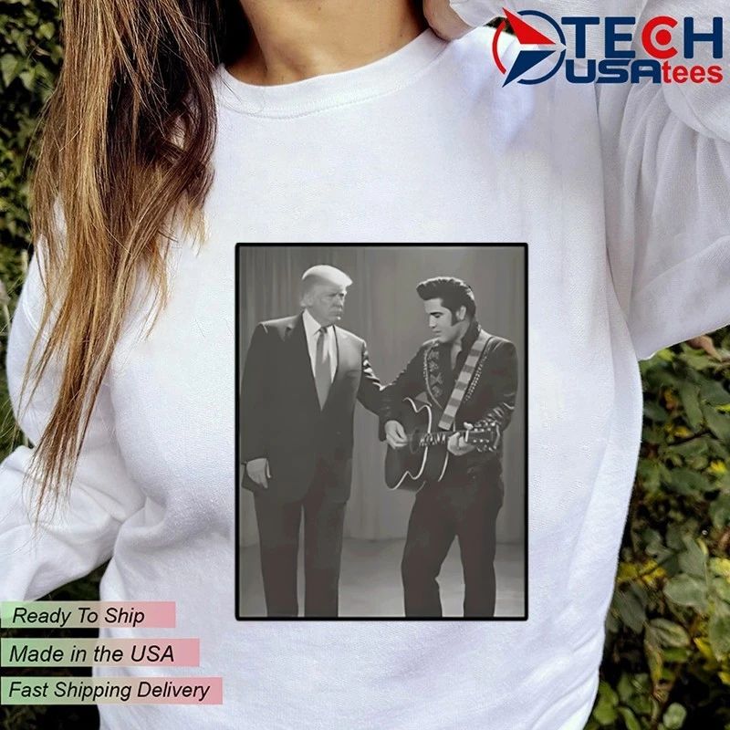 The King with The King Trump and Elvis shirt by tshirtatlowprice