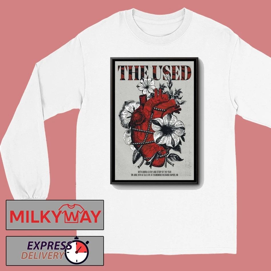 Poster 2026 The Used Two Headline Shows This Summer 26 LIMITED shirt